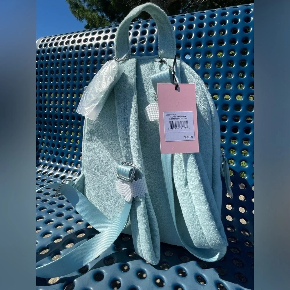 Juicy Couture Backpack,Juicy Couture Mint Backpack with Rhinestones.